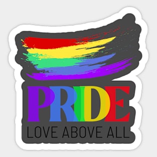 Love above all Sticker